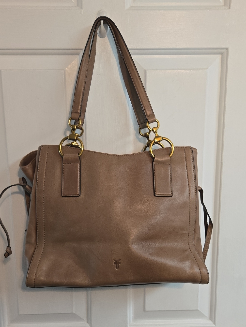 Frye Taupe Leather Tote